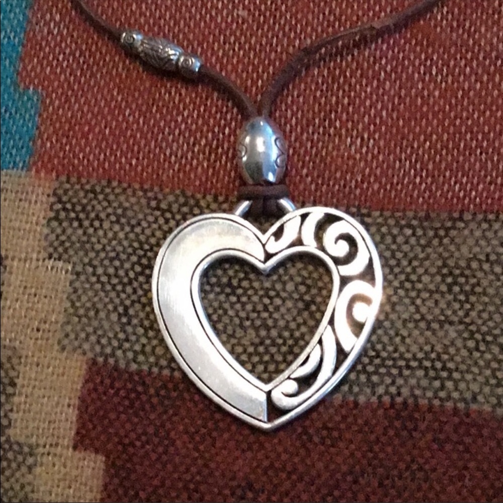 Brighton silver heart necklace pendant - Picture 2 of 5